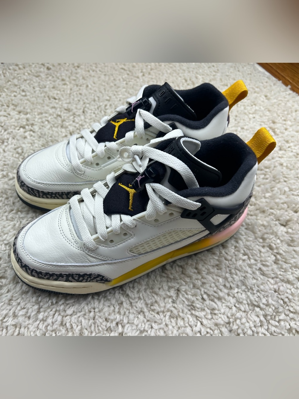 BOYS JORDAN AIR JORDAN SPIZIKE LOW ‘RARE AIR’ SHOES SZ 4.5 NEW